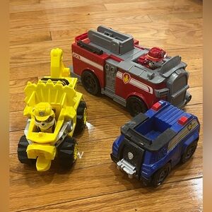 Paw patrol toy vehicles